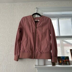 Stylish Mauve Bomber Jacket